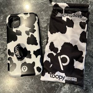 Cow print Loopy Case